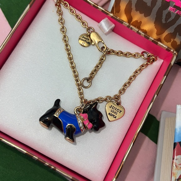 Limited Edition JUICY COUTURE ASPCA Scottie Dog necklace✨RARE & COLLECTIBLE ✨ - Picture 7 of 13